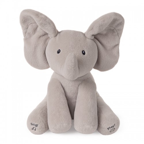 Gund Flappy the Elephant  Animated Plush Toy 12"| 0 month+ | Peek-a-boo Plush Toy | Baby Soft Toy | Stuffed Toy